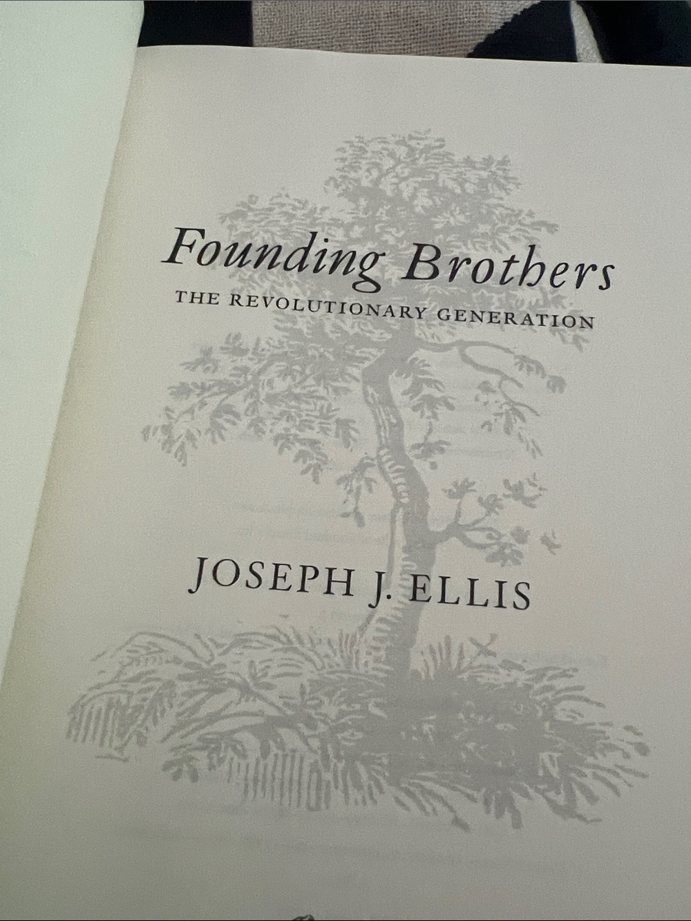Founding Brothers by – Brown Decorative Coffee Table Book - Picture 4 of 8
